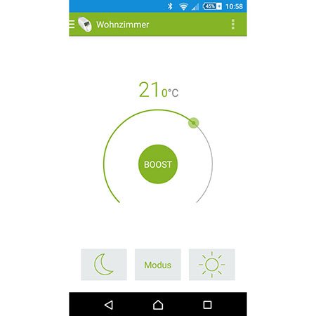 Zestaw 2-częściowy Bluetooth Smart termostat do grzejnika elektronicznego ze sterowaniem za pomocą aplikacji