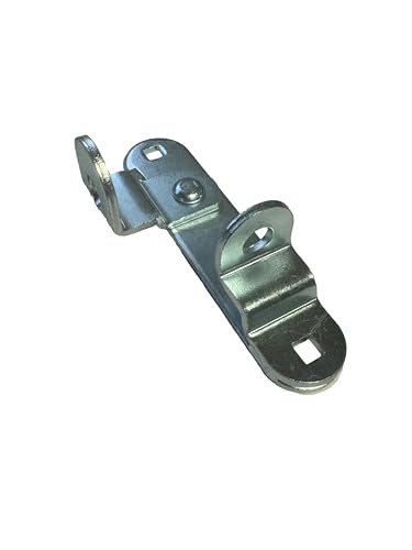 Image of Enclosed Trailer Door Latch for Cargo, Horse, Motorcycle, Vehicle, and Storage Trailers, Heavy-Duty Steel Replacement Hasp, Lockable Cam Lever Handle Keeper
