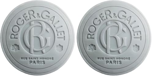 Roger&Gallet – Pain de Rasage Cologne Twist 100g – Citron bergamote Bois de Cachemire – 94% d’Ingrédients d’Origine Naturelle (Lot de 2)