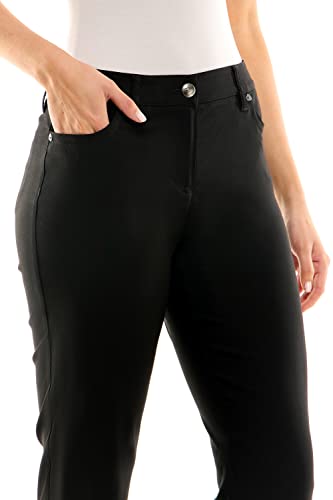 Image of Zac & Rachel Women's Millennium Fabric Pant - Perfectly Designed Woven Stretch Combination That Makes for The Most Flattering