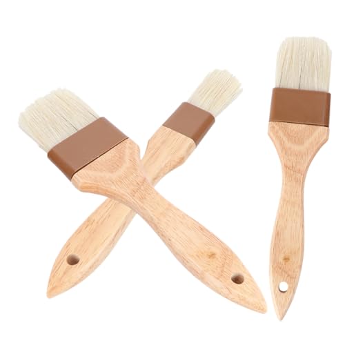 OFFSCH Cooking Oil Brush Set 3pcs Bristle Barbecue Grilling Oil Brush Bbq Grill for Cooking