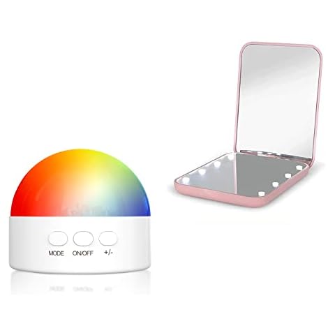 Kintion Pocket Mirror and Night Light for Baby/Kids/Children/Toddler/Teenage/Mother Cover