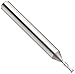Melin Tool A-M-M Cobalt Steel Square Nose End Mill, Metric, Weldon Shank, Uncoated (Bright) Finish, 30 Deg Helix, 2 Flutes, 69mm Overall Length, 9mm Cutting Diameter, 10mm Shank Diameter