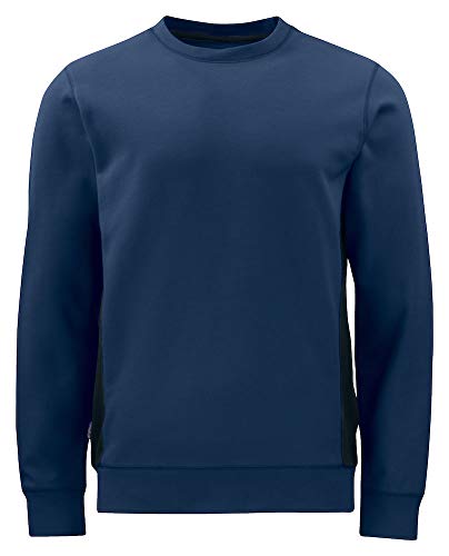 Sweat bleu marine vêtement homme taille 4XL manches longues
