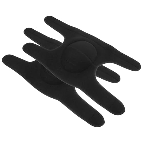 FOMIYES Roller Skate Brace Running Sleeve 2 Pcs Anti-collision Sponge Knee Pads