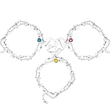 Emballage : chaque lot de bracelets trio est élégamment emballé dans une pochette en velours et une boîte en plastique, ajoutant une touche de luxe à la présentation. L'emballage exquis améliore l'expérience de cadeau, faisant de ces bracelets un choix parfait pour des occasions spéciales telles que la fête des pères, les anniversaires, les remises de diplôme ou comme preuve d'appréciation pour vos proches.