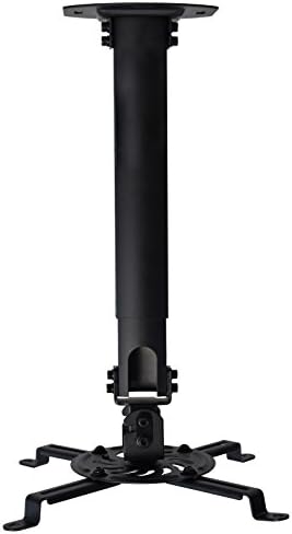 VIVO Universal Extending Ceiling Projector Mount, Height Adjustable Projection, Black, MOUNT-VP02B