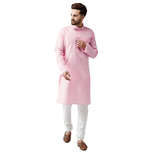 Image of SOJANYA (Since 1958, Men's Silk Blend Grey Kurta Pyjama & Silk Blend Jacket Combo
