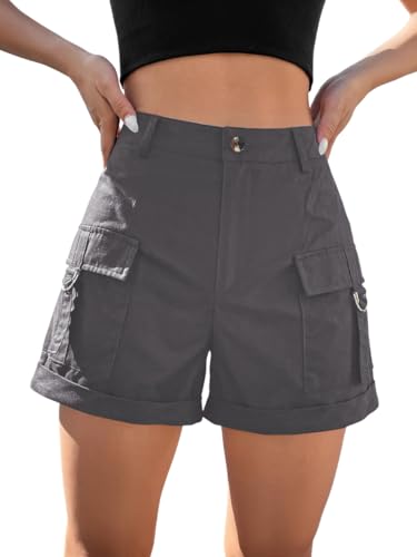 Image of GRECIILOOKS Women's Casual Knee Length Shorts,Casual Relaxed Fit Summer Shorts for Women & Girls | Comfortable Everyday Wear | Available in Plus Sizes