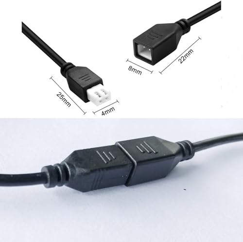 Image of 2 Pcs Parking Sensor Extension Cord Cable - 5.18M (16.99Ft) & 2.16M (7.15Ft) One of Each of These Two Lengths.Suitable for Extended Pickup Trucks and Vans Probe Extension Cable for