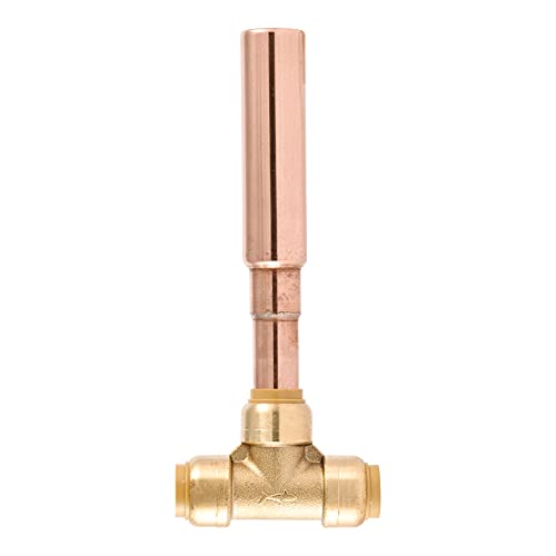 Sharkbite 22630LF Brass Push Water Hammer Arrestor, Copper, 1/2 in