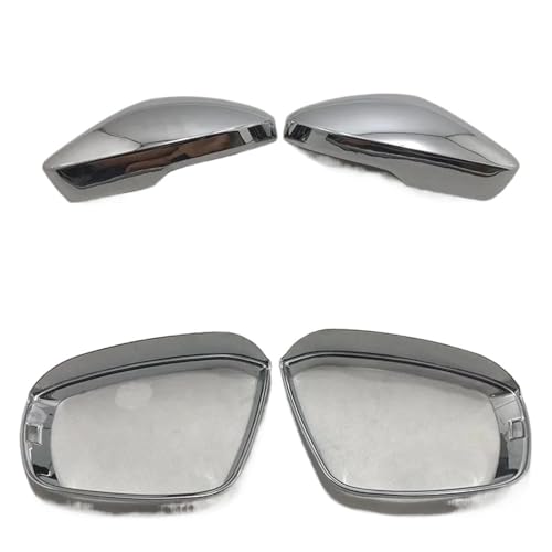 TROCp T-ROC 2018-2023 2022 Ԃ̃obN~[یJo[ obN~[XebJ[ ABSX^COANZT[ ECOhA~[Jo[(4pcs Silver)