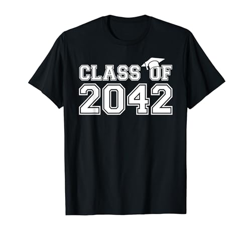Class of 2042 Grow With Me Graduate 2042 First Day of School T-Shirt