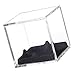 Clear Basketball Display Case Acrylic Football Basketball Storage Clear Box Sports Baseball Holder Container with Stand
