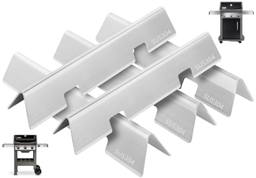 7636 67046 Flavorizer Bars for Weber GS4 Spirit II & I E310 S310 E320 S320, Replacement for Weber Spirit S/E-315 Spirit II Parts, Stainless Steel Flame Guards for Weber GS4 Spirit 2 Parts 69797