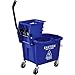 Global Industrial Commercial Mop Bucket and Wringer Combo with Side Press, 38 Quart Capacity, Durable Corrosion-Resistant Polypropylene, 3