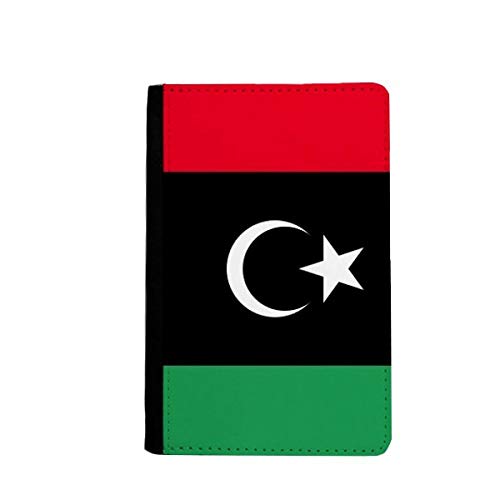 Portefeuille passeport et cartes au motif drapeau de la Libye, finition soignée