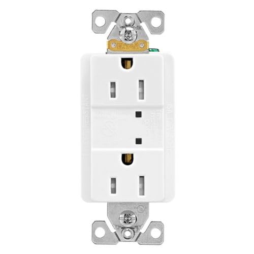 Eaton Wiring Devices TR5260WS-SP-L - Surge RECP TR 15A 125V LED WH - 1EA