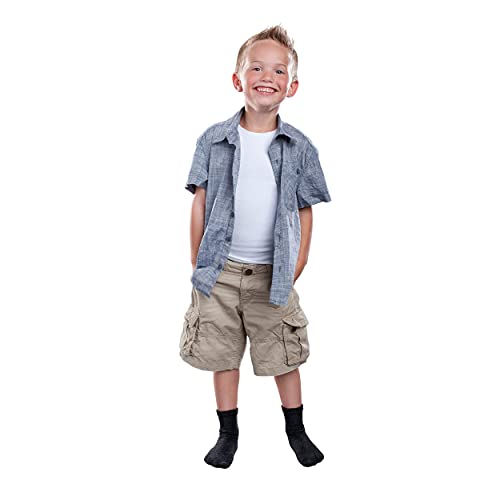 Seamless Sensitivity Socks - 2 Pack (Black & Charcoal, Medium)3