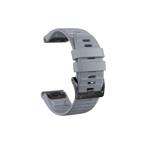 26mm 22mm �V���R�����v�o���h Garmin Fenix 7X 7 Pro 6 6X/Epix Gen 2 51mm 47mm/Tactix�p(�O���[�A��26mm)�p