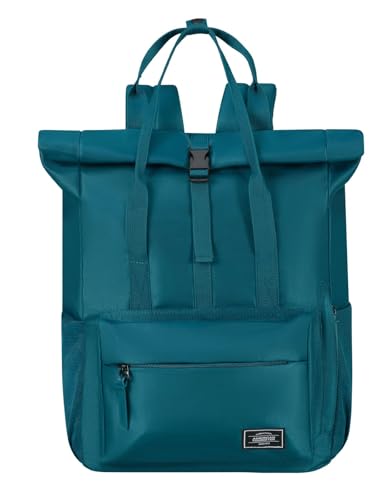 American Tourister Urban Groove UG16   Mochila Mujer 36 cm   Mochila Urbana Ligera con Gran Espacio de Almacenamiento, Perfecta para Ciudad & Uso Diario   17L   Azul (Deep Ocean)