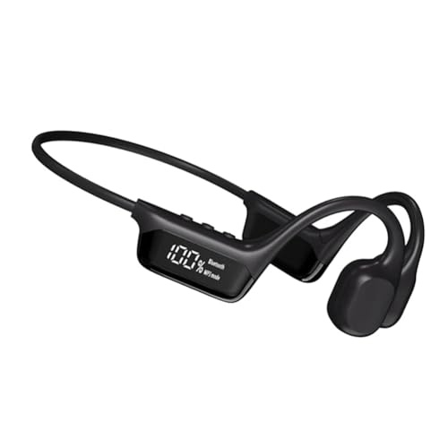 Kueohse S10 Bluetooth 5.4 Auriculares de conducción ósea, inalámbricos, 30 metros de profundidad, IPX8, impermeables, 32 GB, reproductor MP3