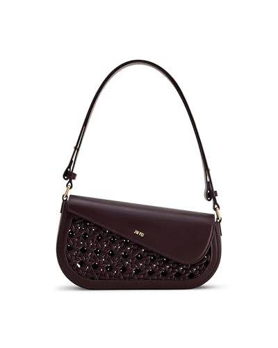 JW PEI Addisyn Sac bandoulière pour femme - Cécoupé Tissé Bourgogne