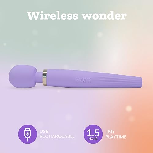 Image of Oliver James Premium Wand Vibrator - High-Powered Massager 5 Modes 4 Levels