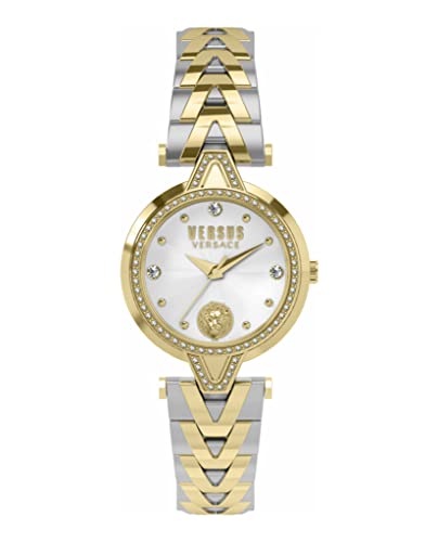 Versus Versace Womens White 34 mm V-Versus Crystal Watch VSPCI5221