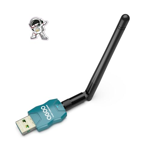 Class 1 Long Range Bluetooth Adapter for PC, QGOO USB Bluetooth Adapter for PC 5.3+EDR, Bluetooth Dongle Bluetooth Receiver Support Windows10/8.1/8/7?green-094?