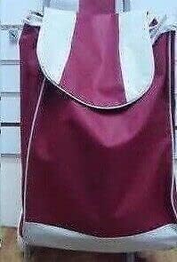 Onestopbuys Large Lightweight Shopping Trolley replacements Luggage Bag cover only new (wine red)