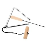 Utilisation polyvalente : idéal pour les écoles, les groupes, les orchestres et la pratique personnelle, ce qui en fait un instrument polyvalent pour les niveaux de musiciens, acier musical, triangle avec