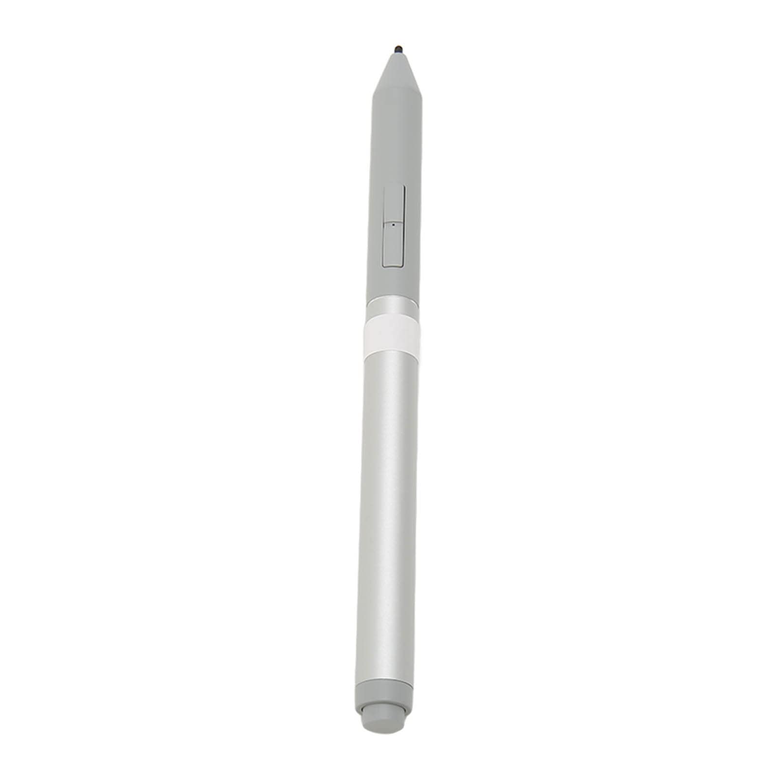 Ejoyous Lápiz Stylus Activo, Lápiz Digital para Tableta con 4096 Niveles de Presión Tipo C BT 5.0 Plata 3 Botones para EliteBook X360 1030 G3 G4 1040 G5 G6 Dragonfly ZBook Studio X360