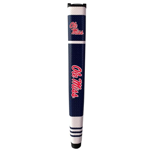 Team Golf NCAA Ole Miss Rebels Golf Putter Grip Golf Putter Grip with Removable Gel Top Ball Marker, Durable Wide Grip & Easy to Control