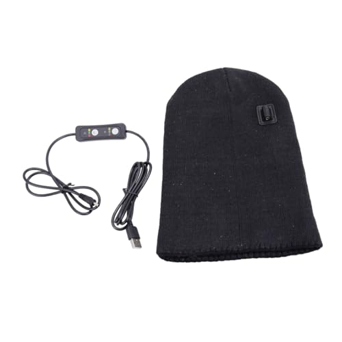Bonnet chapeau chauffant noir pour enfants SOIMISS