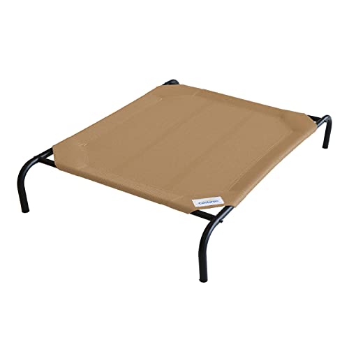 Image of Coolaroo Original Elevated Dog Bed - Breathable Off-The-Ground Pet Bed with Cooling Fabric, Joint Relief & Moisture-Resistant Fabric, 100% Recyclable, Easy Clean, Desert Sand, Large
