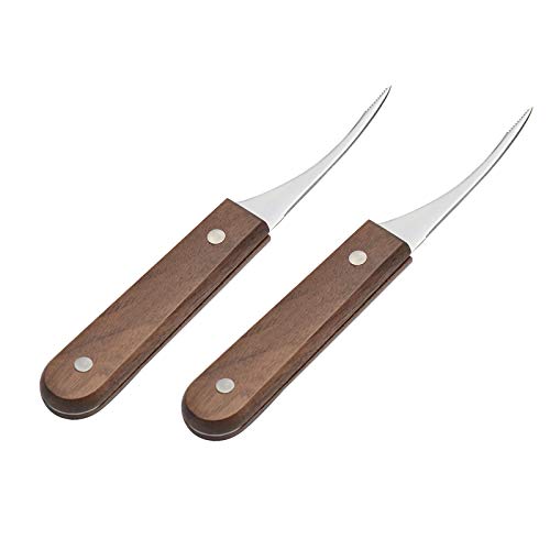 Wenplus Lot de 2 outils pour crevettes en acier inoxydable avec manche en bois Cover