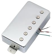 Fits for Les Paul/SG/ES335 and other similar style electric guitar, bridge position Vintage tone covered humbucker, featuring Alnico V rods to get the authentic classic sound, with lower output, great for overdrive, hard rock or clean classic blues t...