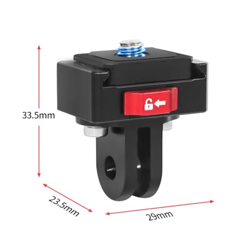 Image of Mini Quick Release Mount for SLR Rabbit Cage for Hero 13 Sports Camera SmartCloud Stabilizer Cell Phone Clip Etc. (2in1 Set)