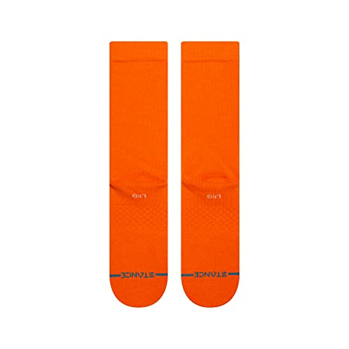 Stance Icon Crew Socks (Small, Orange)3