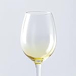 Rainbow White Wine Glass - Set of 4 Colorful Wine Glass with Stem, Crystal Muted Wine Glasses Gift Set for Birthday Women Party (12, Ounces)