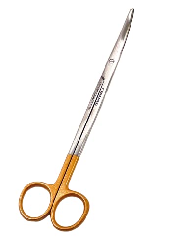 O.R GRADE Metzenbaum Scissors 7 inches Size Curved Veterinary Instrument CYNAMED