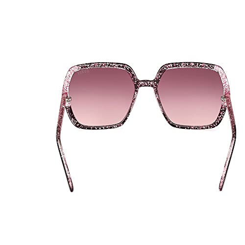GUESS Glitter Square Plastic Sunglasses4