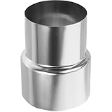 NOLITOY ガス湯沸し器用ステンレス製排煙管アダプター変換接続具 耐摩耗強化構造 簡単取付 排気管径変換対応 安定性高く長持ち