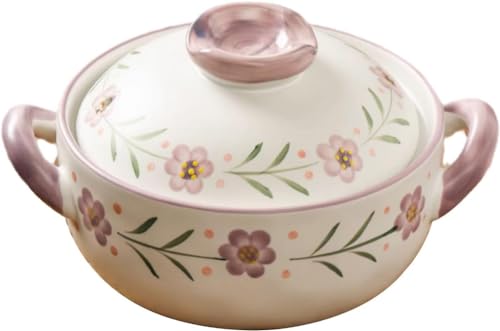 Olla cocinar, Olla cerámica cocinar, cazuela Barro, Olla Caldo, Olla Sopa, Olla Barro con Tapa el hogar y el Restaurante.