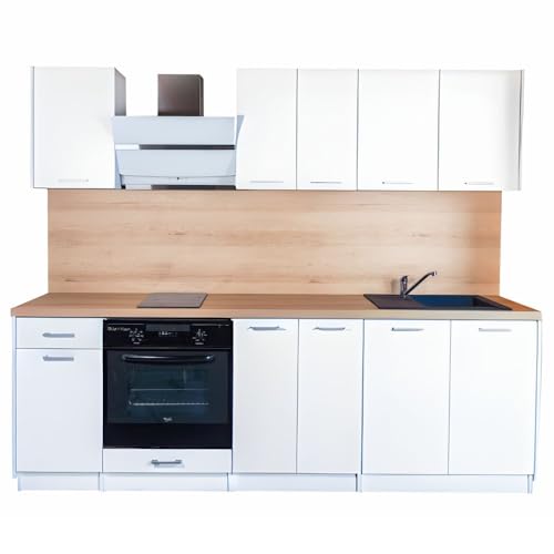 Cuisineandcie - Cuisine complète ECO Blanc 240 cm