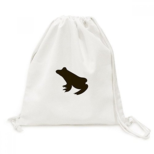 Sac à dos grenouille noire en toile solution légère contre les sacs lourds