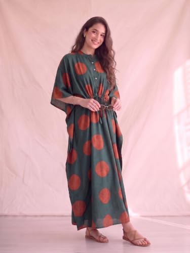 Image of Cotton Kaftan Dresses for Women |