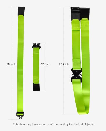 Adjustable Gokart Seat Belt for Electric GoKart Pro and Gokart Bundle Compatible with Ninebot by Segway Go Kart PRO Refit Smart Scooter Safety Harness Original Accessories (Green)