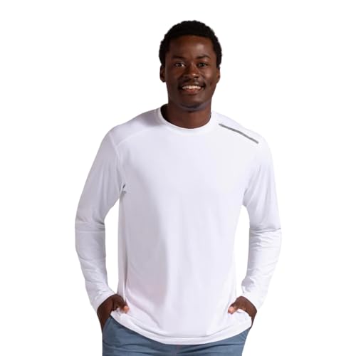 Men's UPF 50+ Sun Protection Long Sleeve Active Jet Tee
